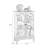 Tan Solid + Manufactured Wood+Glass Display Cases