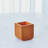 Radius Edge Leather Desk Blotter-Orange
