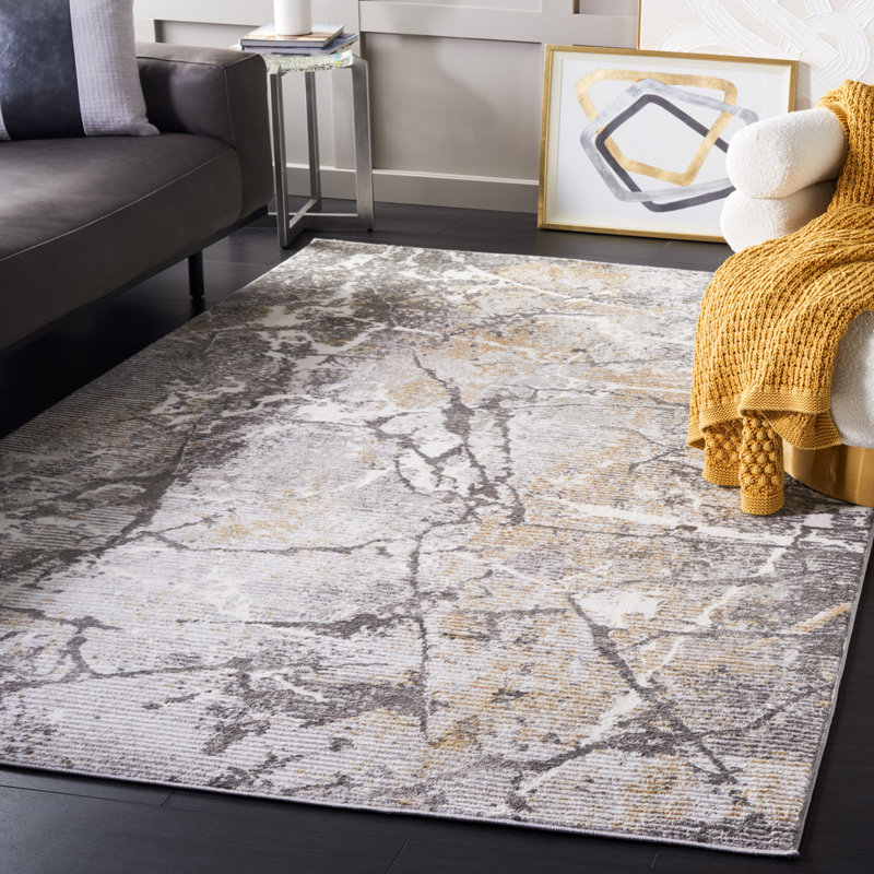 Alantae 500 Performance Abstract Rug, Rectangle 5'3" x 7'6"