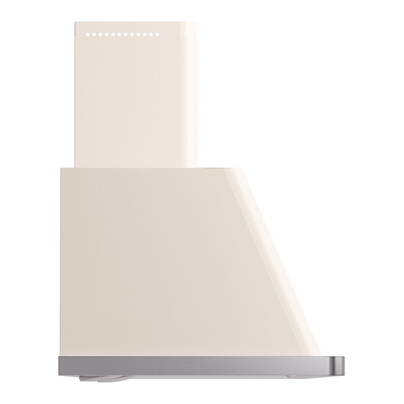 Hotte murale ILVE Majestic II Series 60 pouces avec débit d'air de 600 pi3 / min (blanc antique), Blanc antique