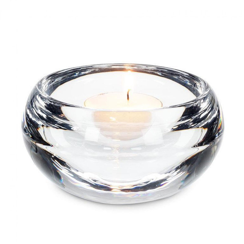 Thick Heavy Base Low Shaped Candle Holder