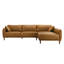 Canapé modulaire en cuir moderne Mid Century Pluie-106255950