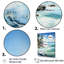 «Azure Seascape Palms Horizon II», reproduction sur toile-97027004-97027000