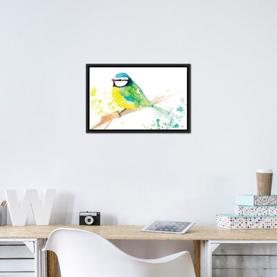 Oiseau vert - reproduction d'art