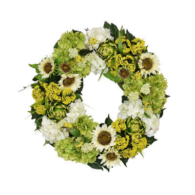 26 " Handmade Mixed Greenery Wreath