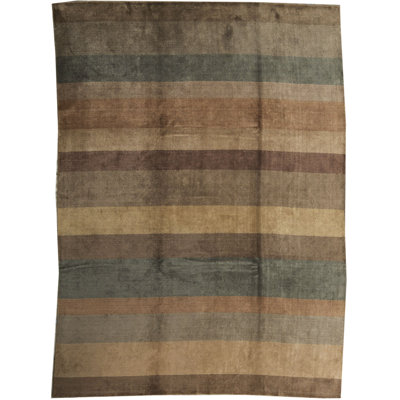 Gabbeh Hemp Striped Indoor Rug