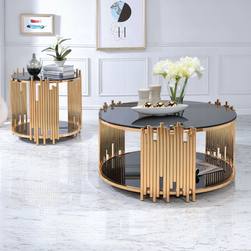 Delgadillo 2-piece Coffee Table Set