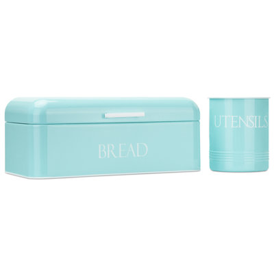 Wood Square Utensil Crock