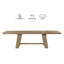 Table de salle à manger extensible Orinda