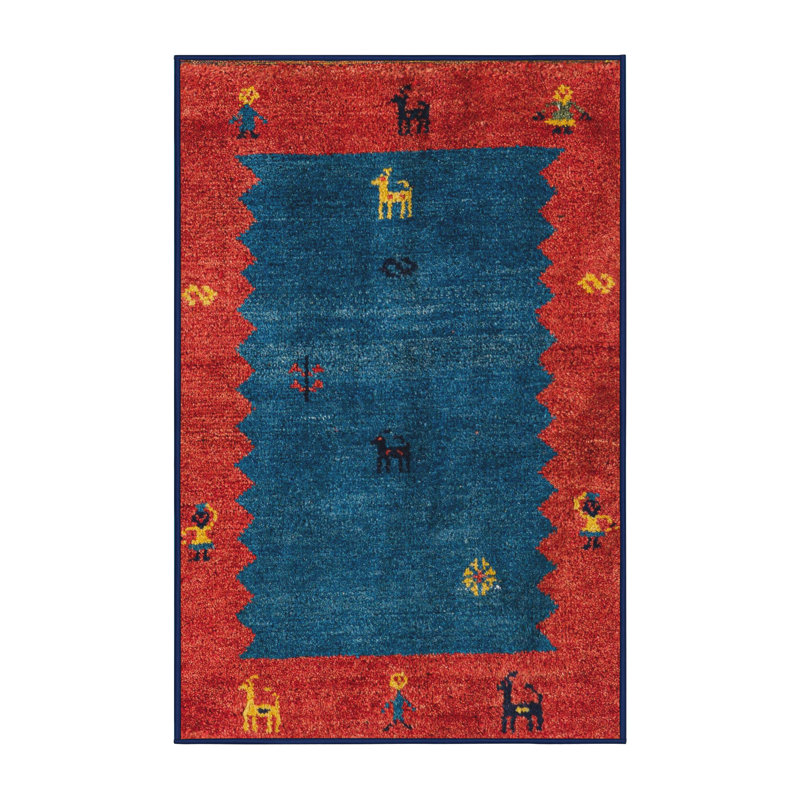 Abstract Indoor Rug, Rectangle 6' x 9'