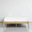 Structure de lit en bois massif NTC Sapa - Menuiserie japonaise minimaliste, pas de sommier tapissier, lattes silencieuses, assemblage facile-1995326086-1995326087