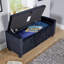 Starke Velvet 111cm Wide Rectangular Storage Ottoman