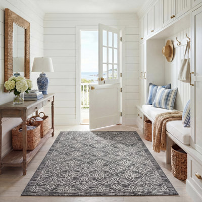 Tapis d'intérieur / extérieur à motif géométrique Bexton Performance