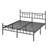 Metal Platform Bed Frame with 40" Headboard and Footboard, Steel Bed Frame, No Box Spring Needed, Easy Assembl-1631339717-1676807767