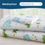 Drap-housse pour lit de bébé 100% coton Wildkin - Drap-housse doux et respirant - Dinosaur Land