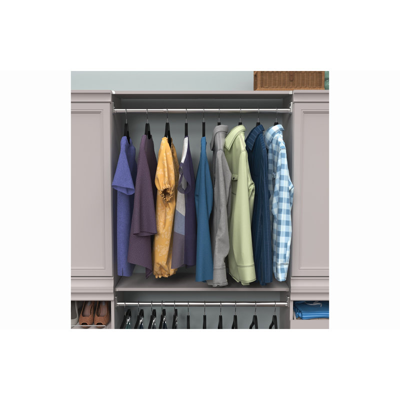 Ensemble de 3 tablettes modulaires avec barre de rangement 36,02 po