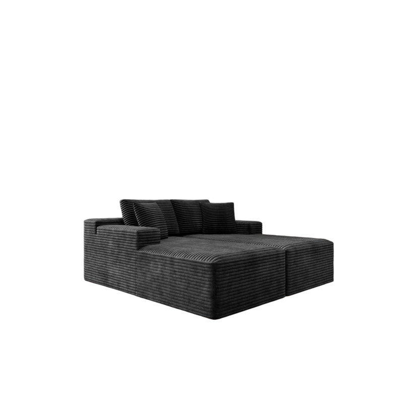 70.8*68.9"Modular Sectional Sofa Seat,Upholstered Compressed Couch For Living Room,Bedroom,Apartment,No Assembly Required,2PC Free Combination,Plush Corduroy Fabric,GREY