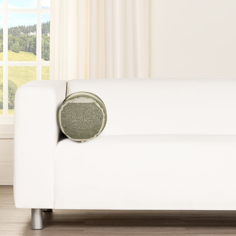 Coussin de traversin d'extérieur Sunbrella Afar Sage, Sage, 21" x 8"