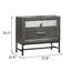 Table de chevet, gris