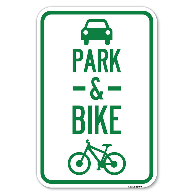 Park & Ride (avec bicyclette / 23499, H 18 po x l 12 po x P 1 po