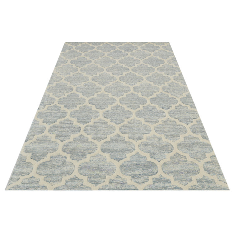 Geometric Wool Hand Woven Area Rug