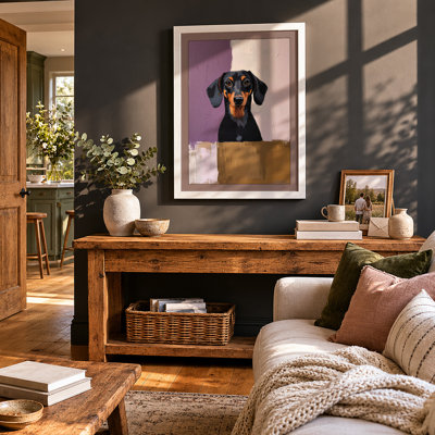 Alert Gaze Modern - Framed Print