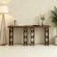 Console Mid-Century moderne en chêne massif-1333113118
