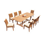 Keyone Outdoor 11 - Piece Teak Dining Set