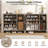 24-Pair Shoe Storage Cabinet with Adjustable Shelves-478305949
