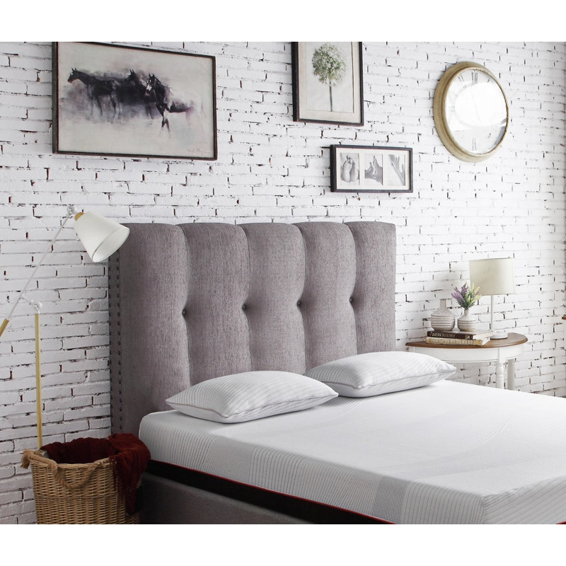 Upholstedred Bed Frame With Headboard