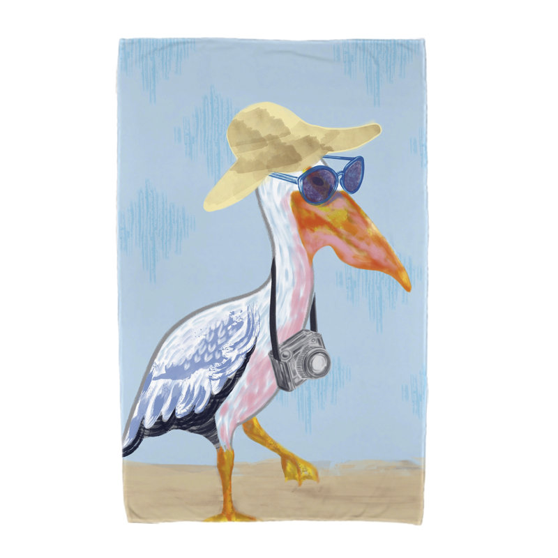 Serviette de plage Odelina Raina, bleu