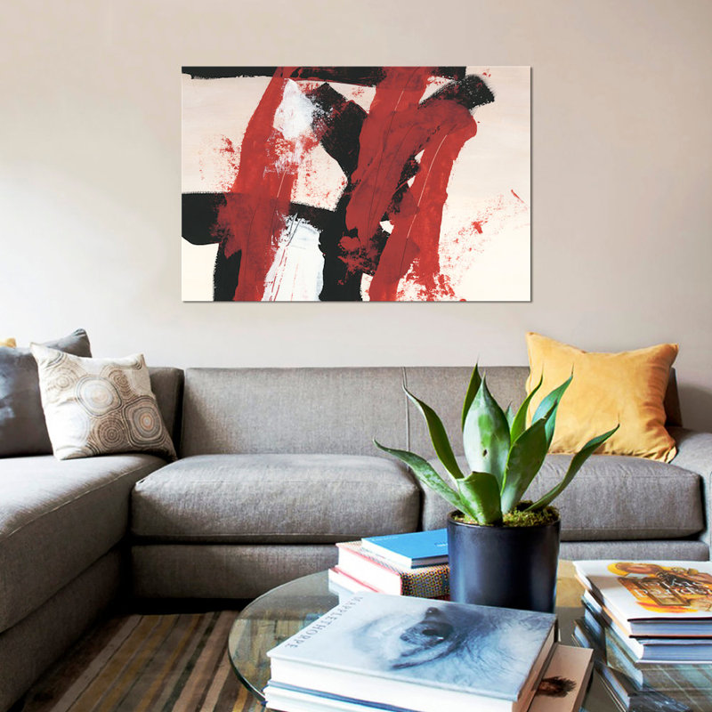 «Hessei II», reproduction sur toile, H 12 po x l 18 po x P 1,5 po, Pas de tapis, Toile tendue
