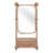 Rochart Birch Solid Wood Accent Shelf with Hooks