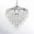 Omalley 3 - Light Tiered Pendant with Crystal Accents-1351130796