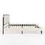 Lit plateforme en bois avec base tapissier Martha Stewart Jett-97967479-97967480