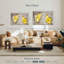 Treillis feuilles d'or sur toile-73644877