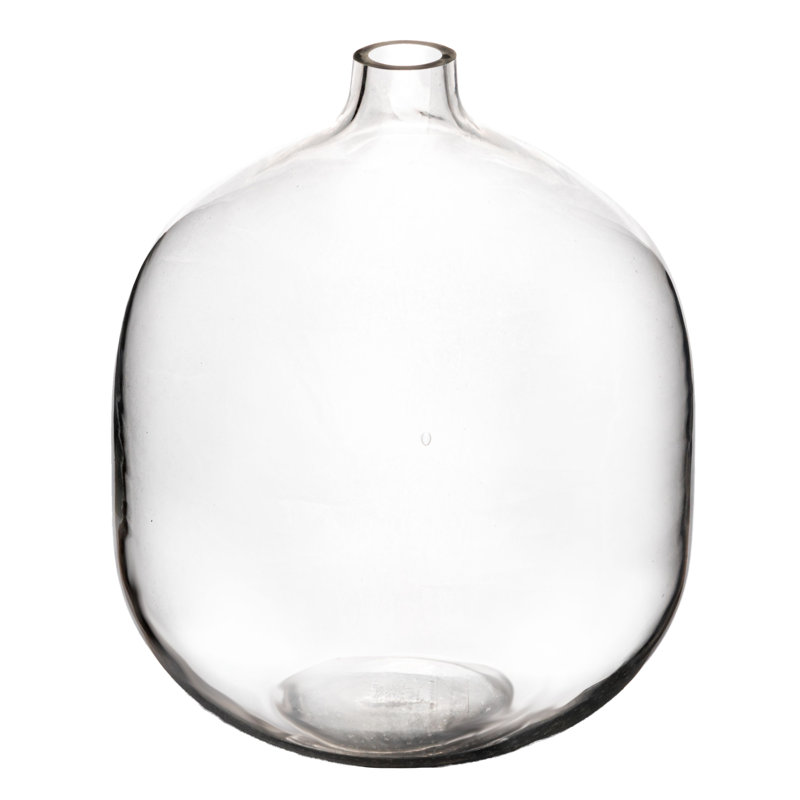 Vase de table en verre 8,25 po Madaki, Transparent