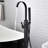 Floor Mount Bathtub Faucet With Flexible Handheld Shower - Black Finish Claw Foot Tub Faucets And Construction Matte-121598772