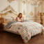 Édredon en molleton Bohémien à motif floral moelleux - literie chaleureuse ultra-douce avec motif réversible, 90 x 90 pouces-134438219