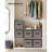 Storage Cubes, 13-Inch Non-Woven Fabric Bins With Double Handles, Set Of 6, Closet Organizers For Shelves, Foldable, For Clothes-119372148-119372144