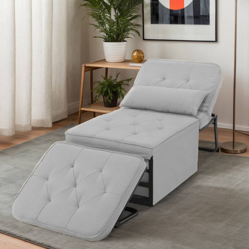 4 In 1 Multi-Function Sleeper Sofa, Cream