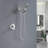 Shower Faucet Set Complete Shower Kit Dual Shower Head And Handheld 2 In 1 Combo Set Shower System Shower Trim Kit Combo Set Shower Fixtures-113520116