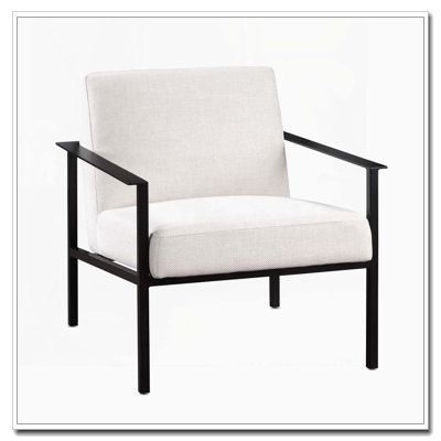 Chaise d'appoint avec structure en métal