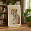 Cheetah Study Botanical - Wrapped Canvas-732816684-732816686