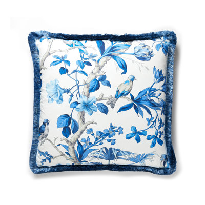 Porcelain Square Pillow Cover & Insert