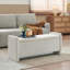 Banc de rangement rembourré en velours de 44 po Zeller pour vestibule, chambre à coucher et salon-459583862