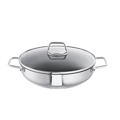 Schulte Ufer Wega Induction Compatible Non-Stick Specialty Pan with Lid