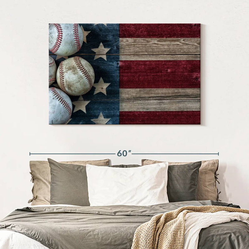 Borges American Baseball, 32" H x 48" W