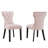 Modway Silhouette Performance Velvet Dining Chairs-1127850629