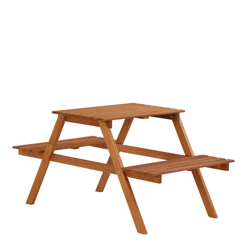 Arianna Outdoor Dining Set, Wood, Natural